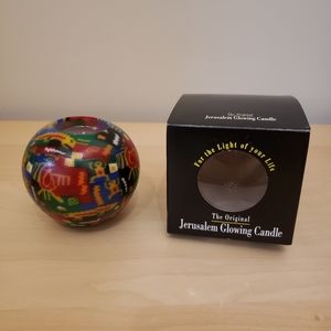 Jerusalem Glowing Candle